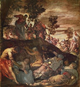 パンと魚の増殖、1575年頃 作： Jacopo Robusti Tintoretto
